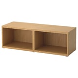 BESTÅ Frame, oak effect, 120x40x38 cm