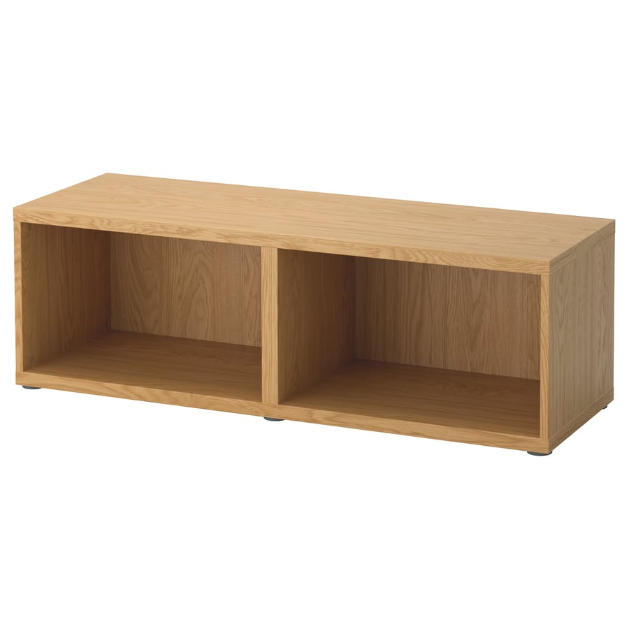 BESTÅ frame, oak effect, 120x40x38 cm IKEA