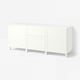BESTÅ Storage combination with drawers, white/Pipmakare white, 180x42x75 cm