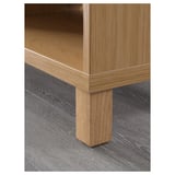 BESTÅ TV bench, oak effect, 120x40x48 cm