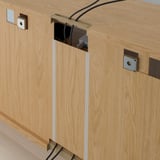 BESTÅ TV bench, oak effect, 180x40x64 cm