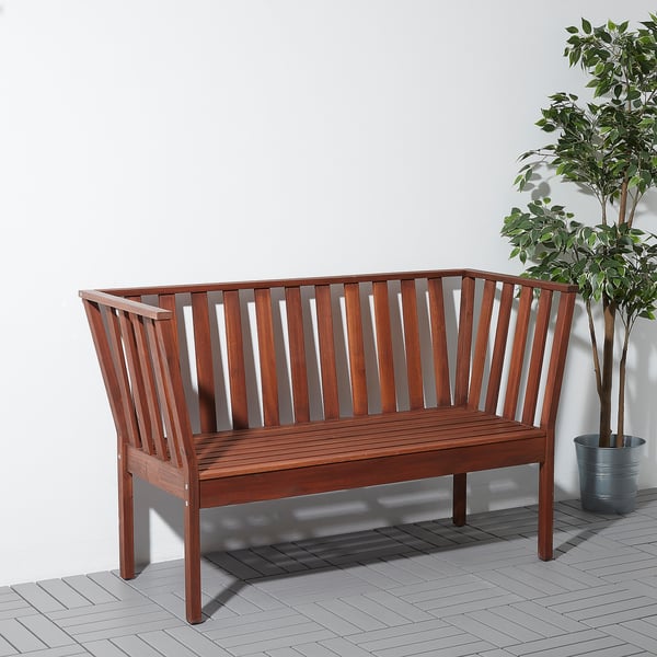 betsholm acacia bench outdoor ikea