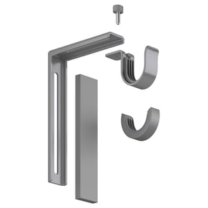 Betydlig Wall Ceiling Bracket Black Ikea