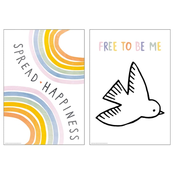 BILD Poster, spread happiness, 21x30 cm IKEA