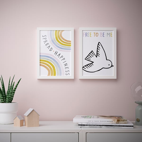 BILD Poster, spread happiness, 21x30 cm IKEA