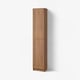 BILLY / OXBERG Bookcase with doors, brown walnut effect, 40x30x202 cm