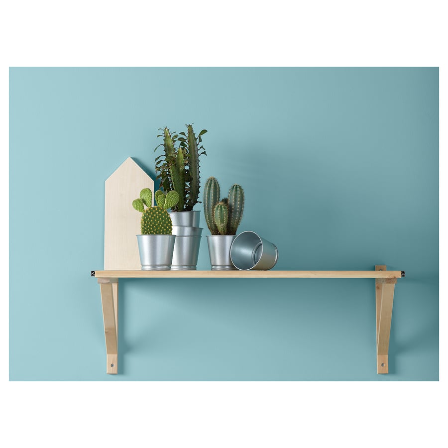 Ikea Bintje Lot de 10 pots de fleurs en acier galvanisé 9 cm