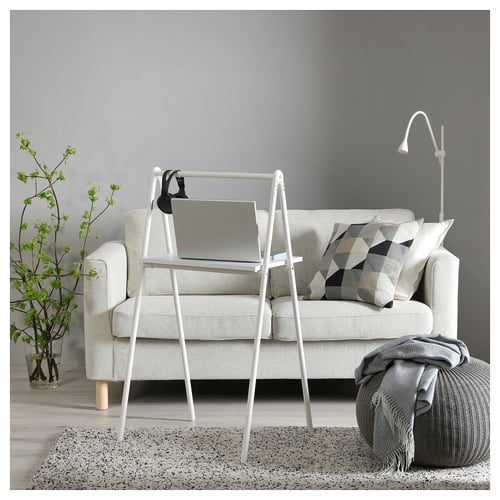 BJÖRKÅSEN folding table, white, 59x35 cm - IKEA UK