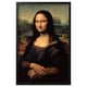 BJÖRKSTA Picture with frame, Mona Lisa/black, 78x118 cm