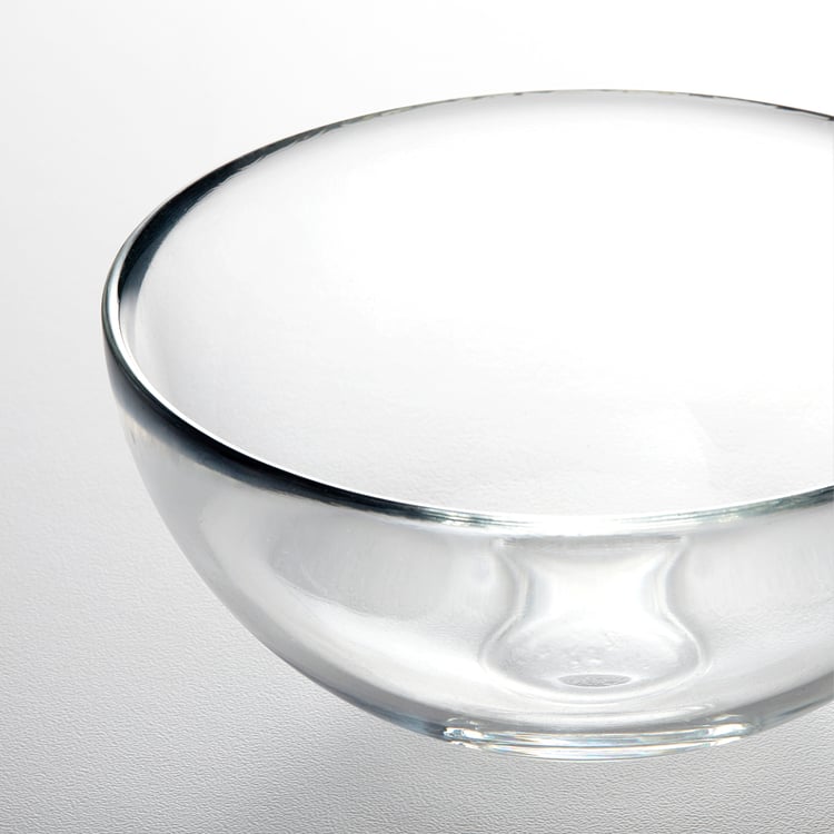 BLANDA serving bowl, clear glass, 12 cm IKEA