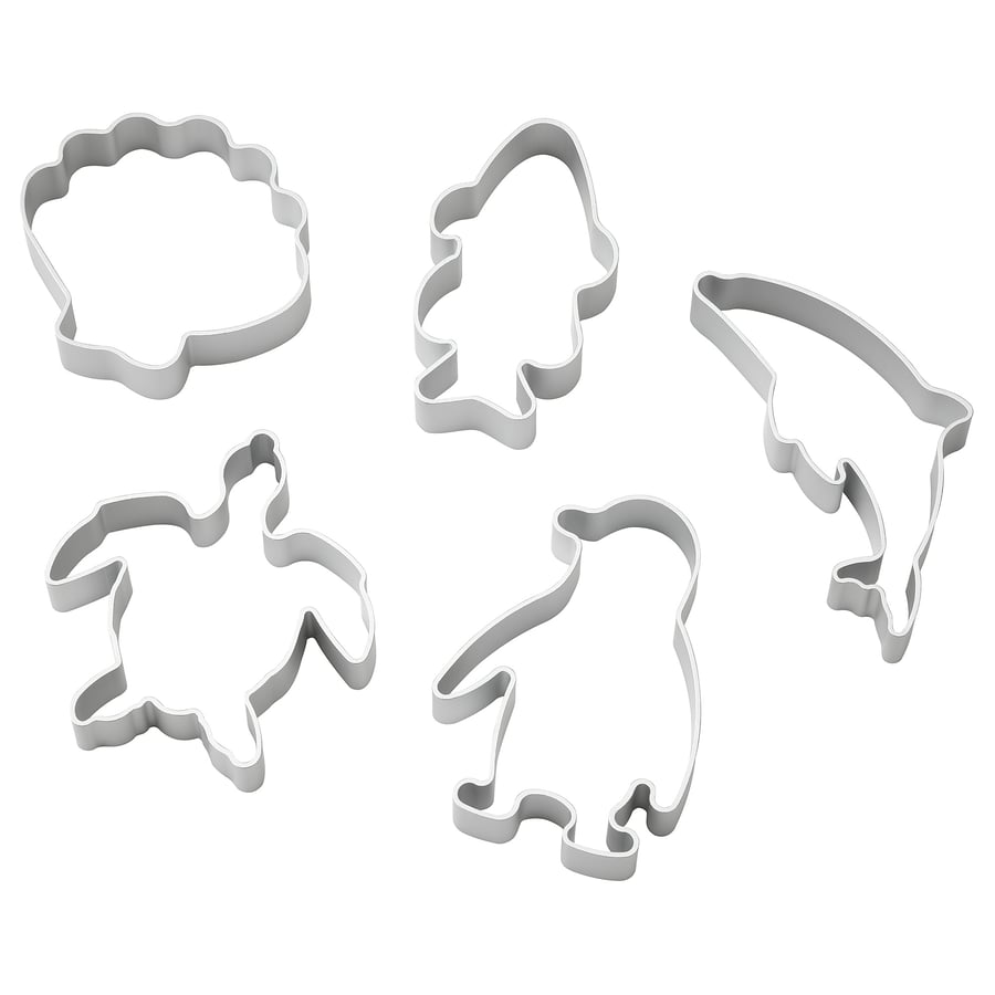BCreative: 12 Tagliapasta In Plastica Per Bambini - Formine Per Biscotti E Pasta Modellabile. Coniglio, Trattore, Farfalla.