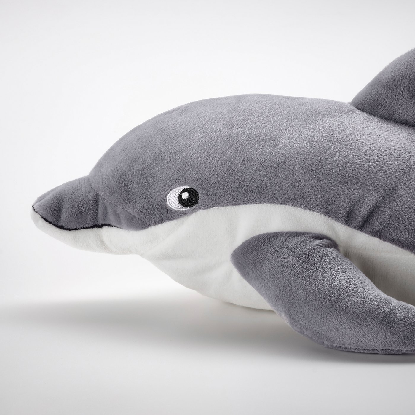 BLÅVINGAD Soft toy, dolphin/grey, 50 cm IKEA