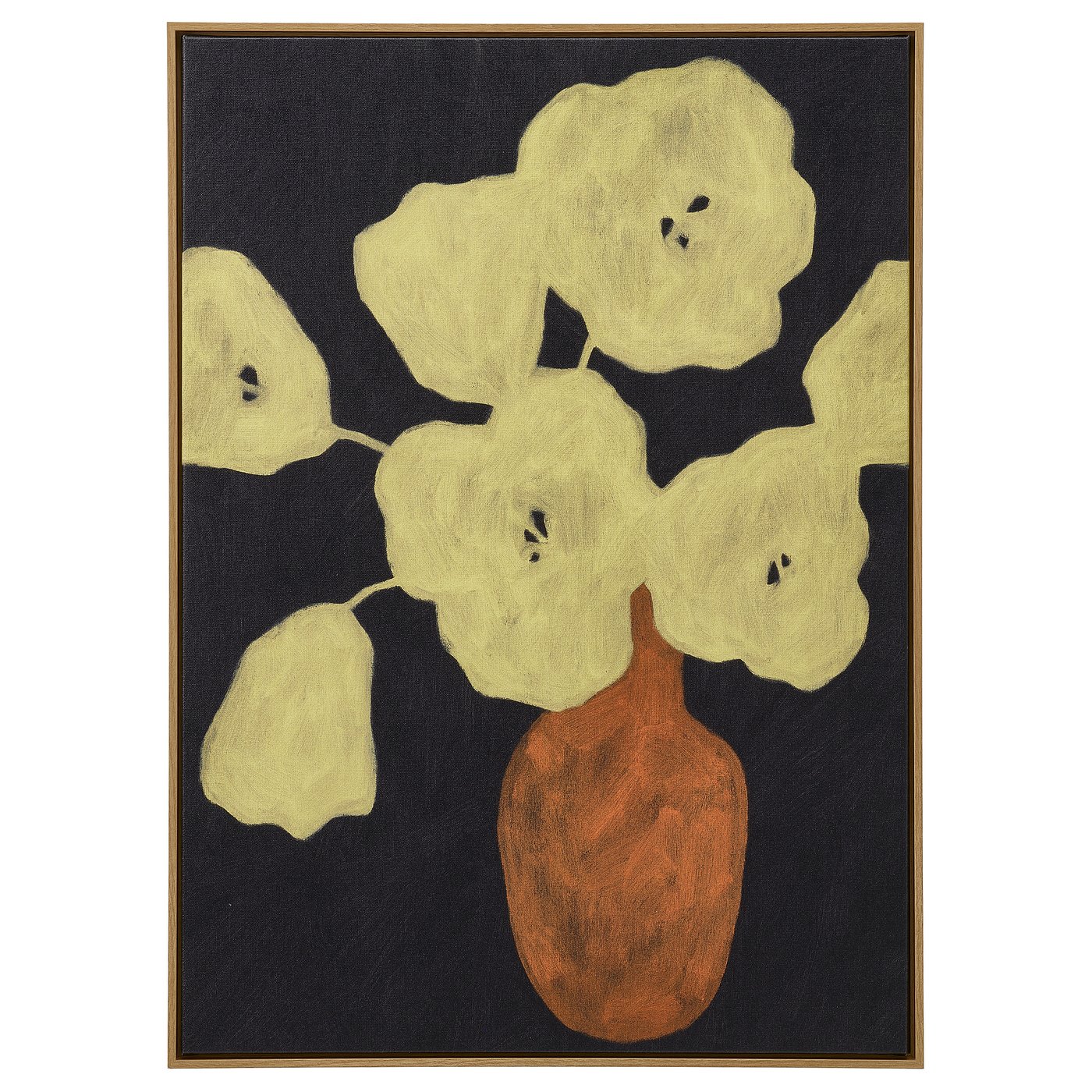 BLODFLÄDER Picture - bold florals 50x70 cm