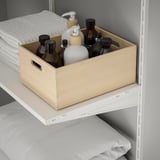 BOAXEL Shelving unit, white, 62x40x201 cm