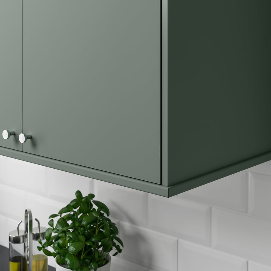 BODARP greygreen, rounded deco strip/moulding IKEA