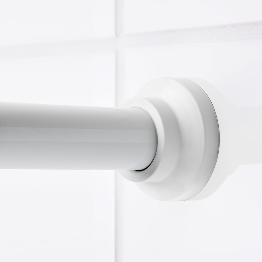 BOTAREN White Extendable Shower Curtain Rod 120-200 cm - IKEA UK