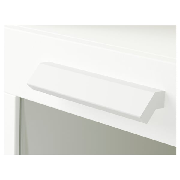 White wall-mounted shelf, modern and clean design. Made with smooth, high-quality materials, suitable for home decor.