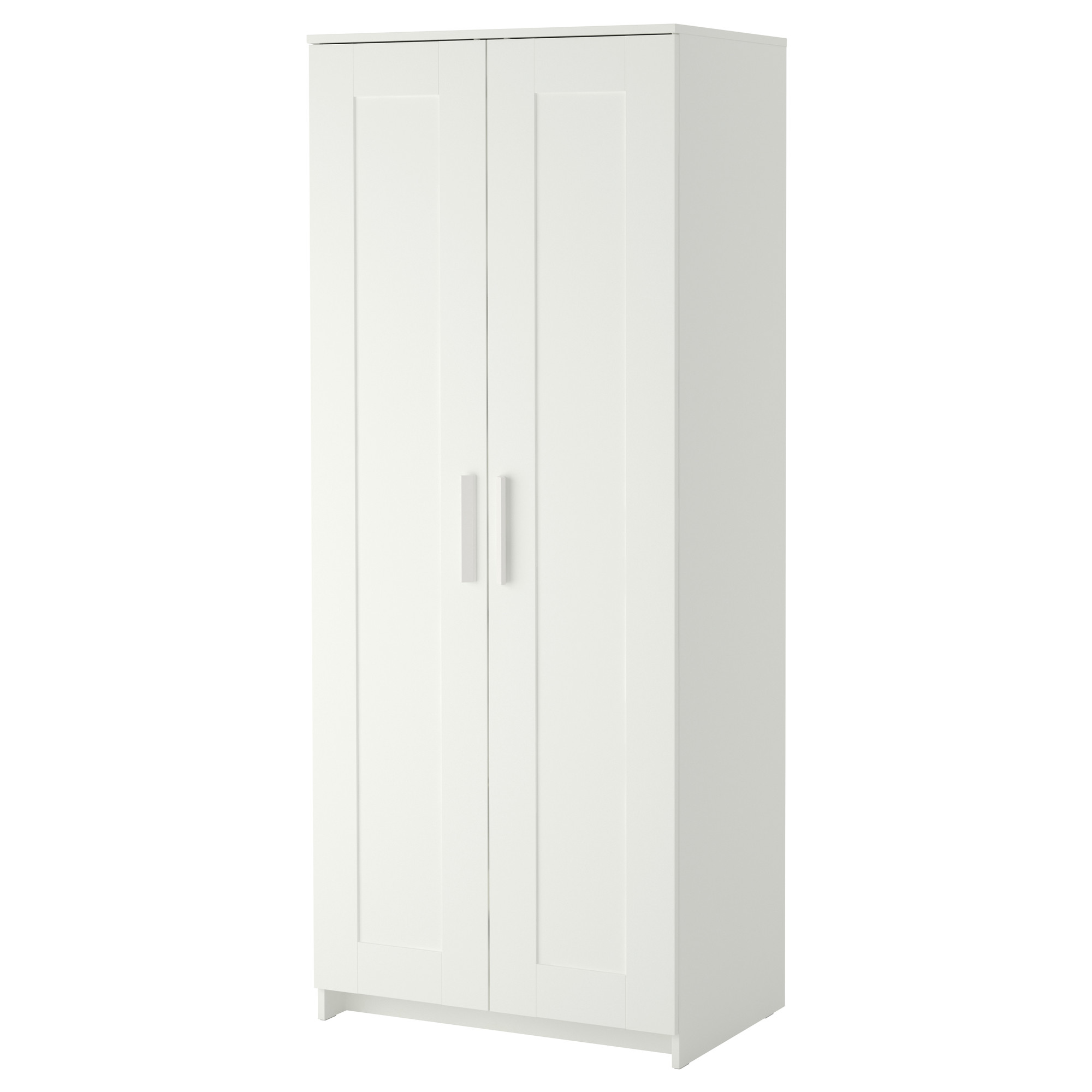 BRIMNES white, Wardrobe with 2 doors, 78x190 cm IKEA