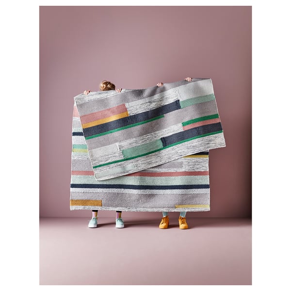 BRÖNDEN handmade multicolour, Rug, low pile IKEA