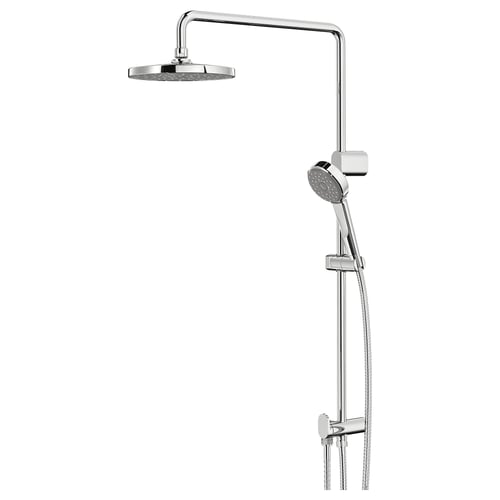 BROGRUND Head/handshower kit with diverter - chrome-plated