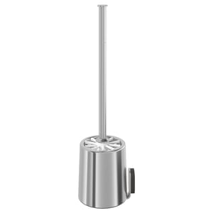 Ikea BROGRUND Porta Rotolo Carta Igienica – Acciaio Inossidabile – Fissaggi A Scomparsa – Design Moderno E Minimalista