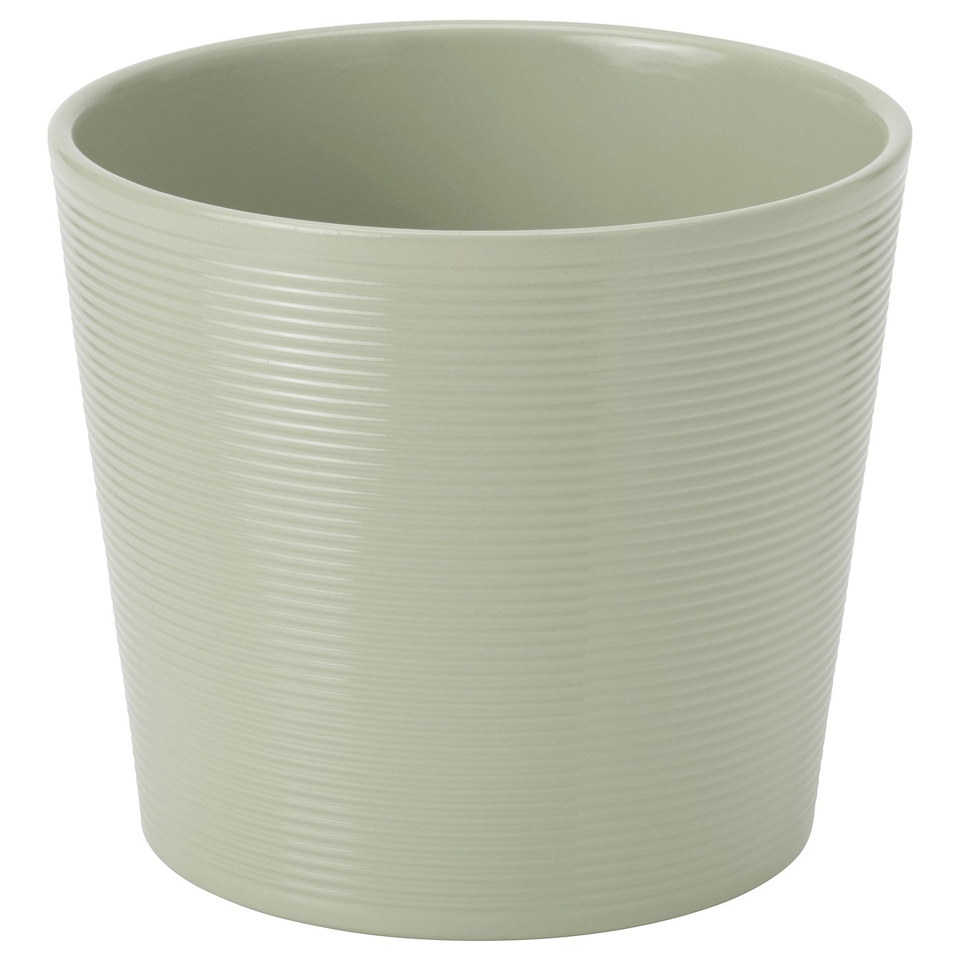 B R Pot BROKSPIREA plant pot, light green, 12 cm - IKEA UK