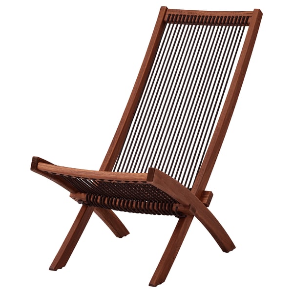 Brommo Brown Stained Black Brown Lounger Outdoor Ikea