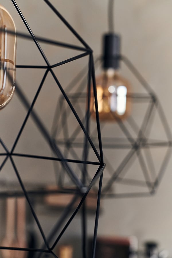 BRUNSTA pendant lamp shade, black, 30 cm IKEA