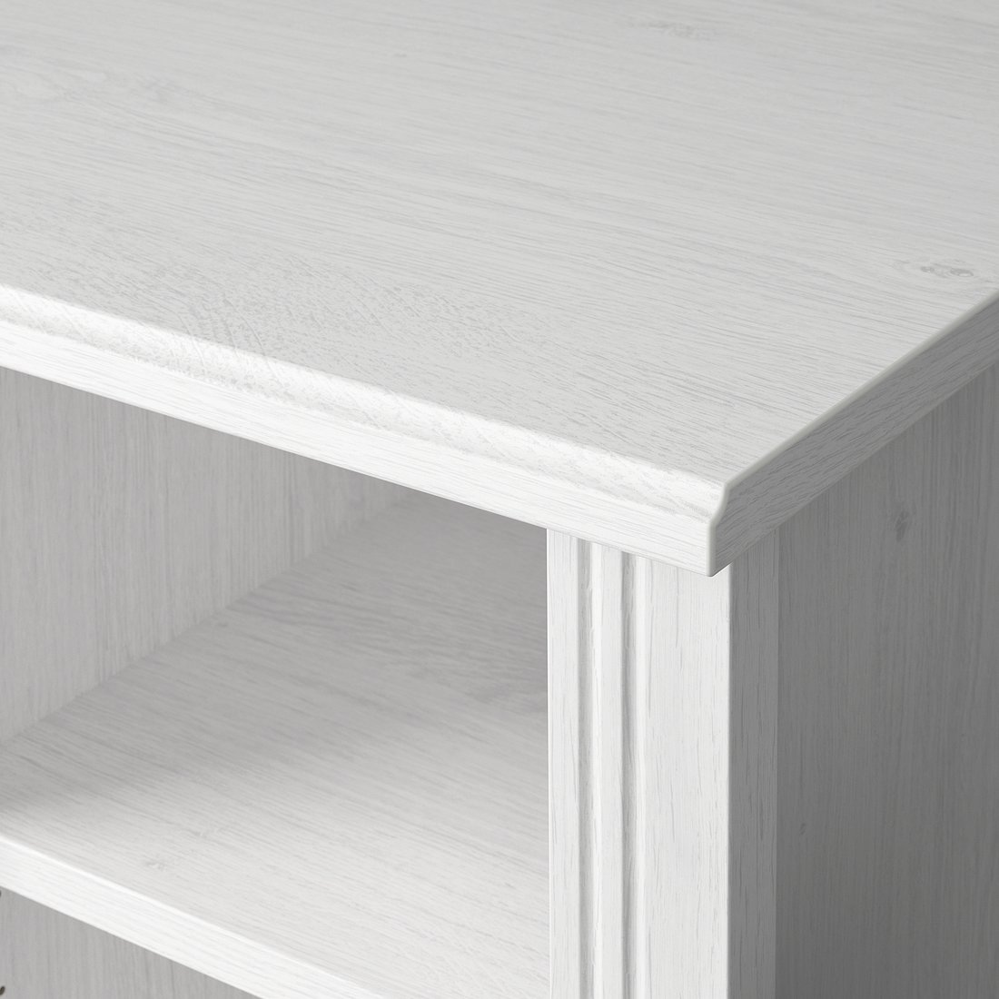 BRUSALI white, Corner desk, 120x73 cm IKEA