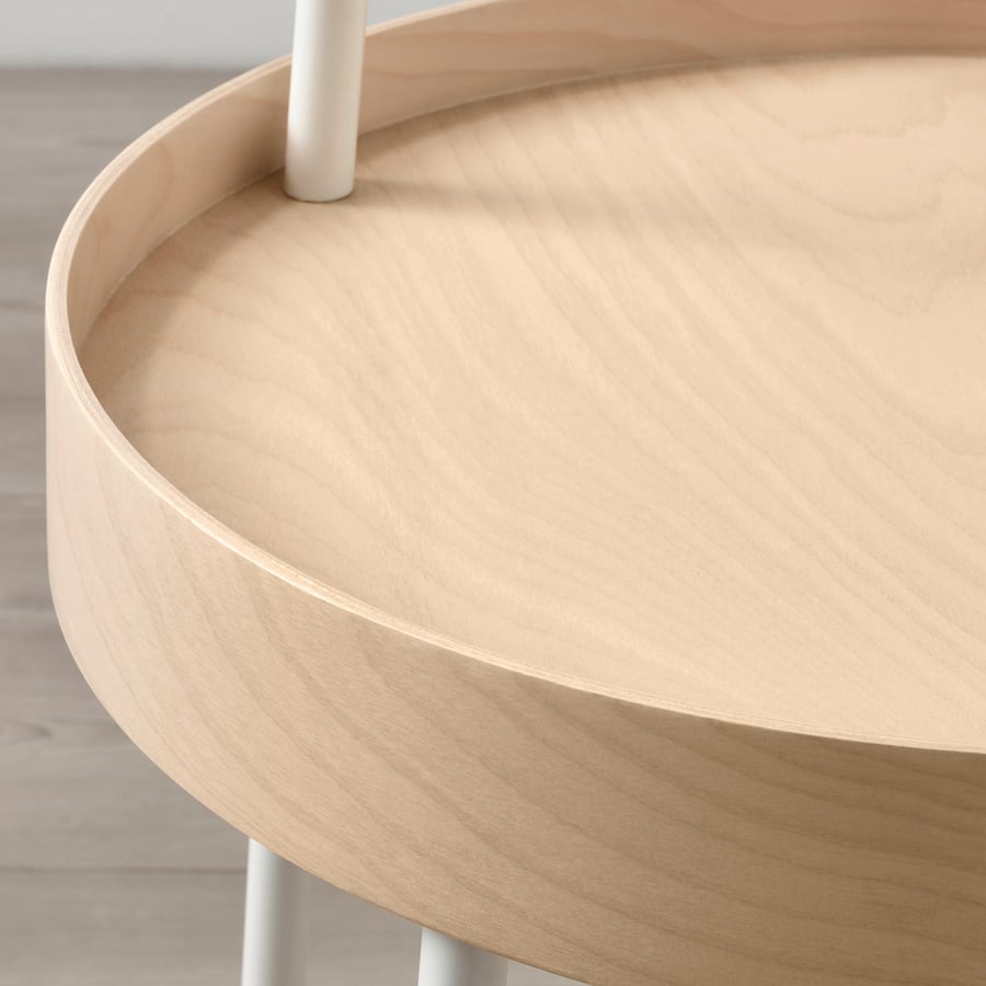 BURVIK white, side table, 38 cm IKEA