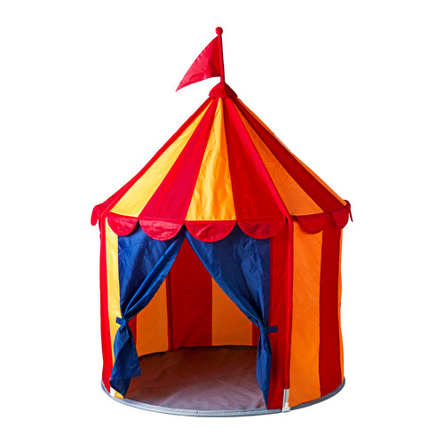 CIRKUST&Auml;LT Children's tent IKEA Creates a sheltered spot, a room in the room, to play or just cuddle up in. 