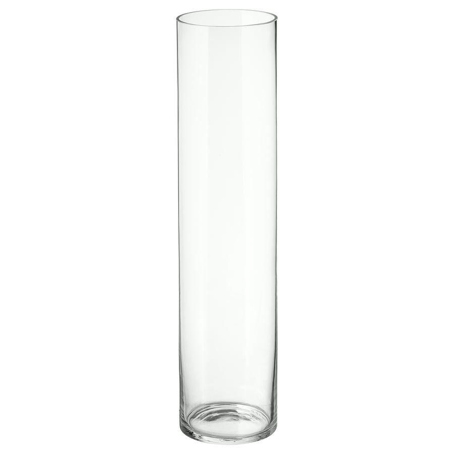 CYLINDER tall glass vase, 68 cm IKEA