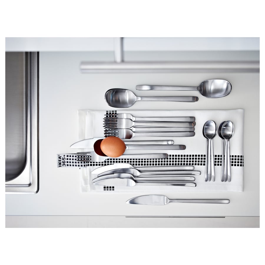 DATA stainless steel, 24piece cutlery set IKEA