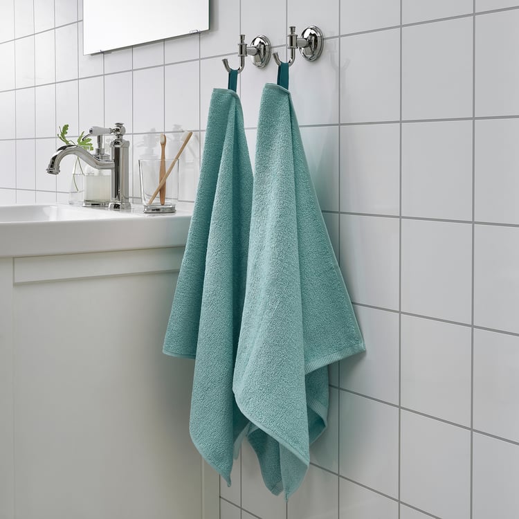 DIMFORSEN Turquoise Hand Towel, 50x100 cm IKEA