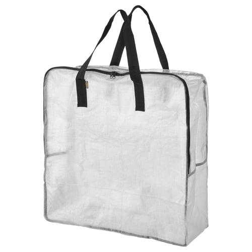 DIMPA storage bag, transparent, 65x22x65 cm IKEA