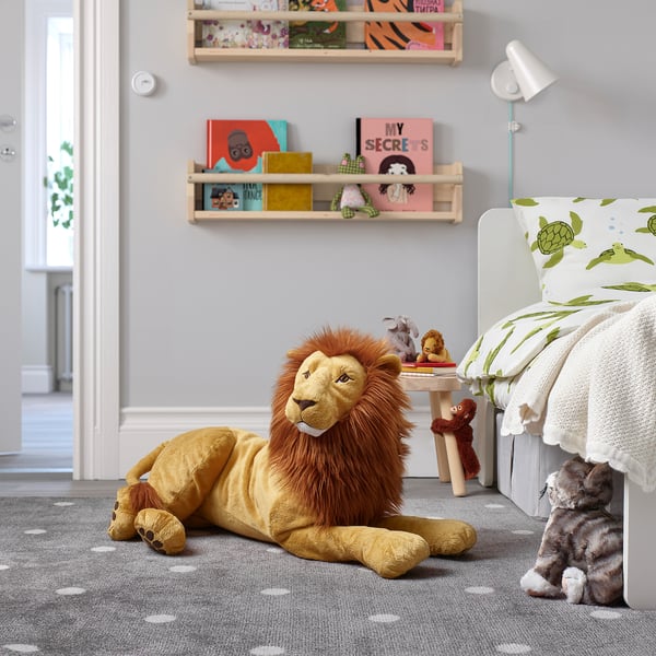 DJUNGELSKOG Soft toy, lion