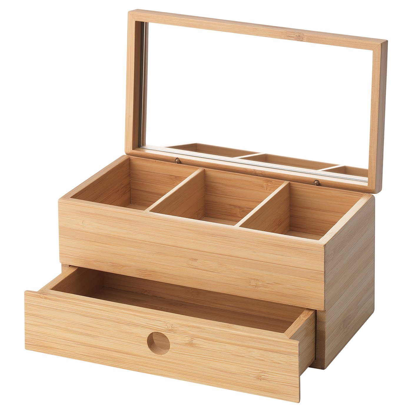 Desk Tidy Made Of Natural Bamboo Or Wall Mounted Desk Stationery Organiser Box
