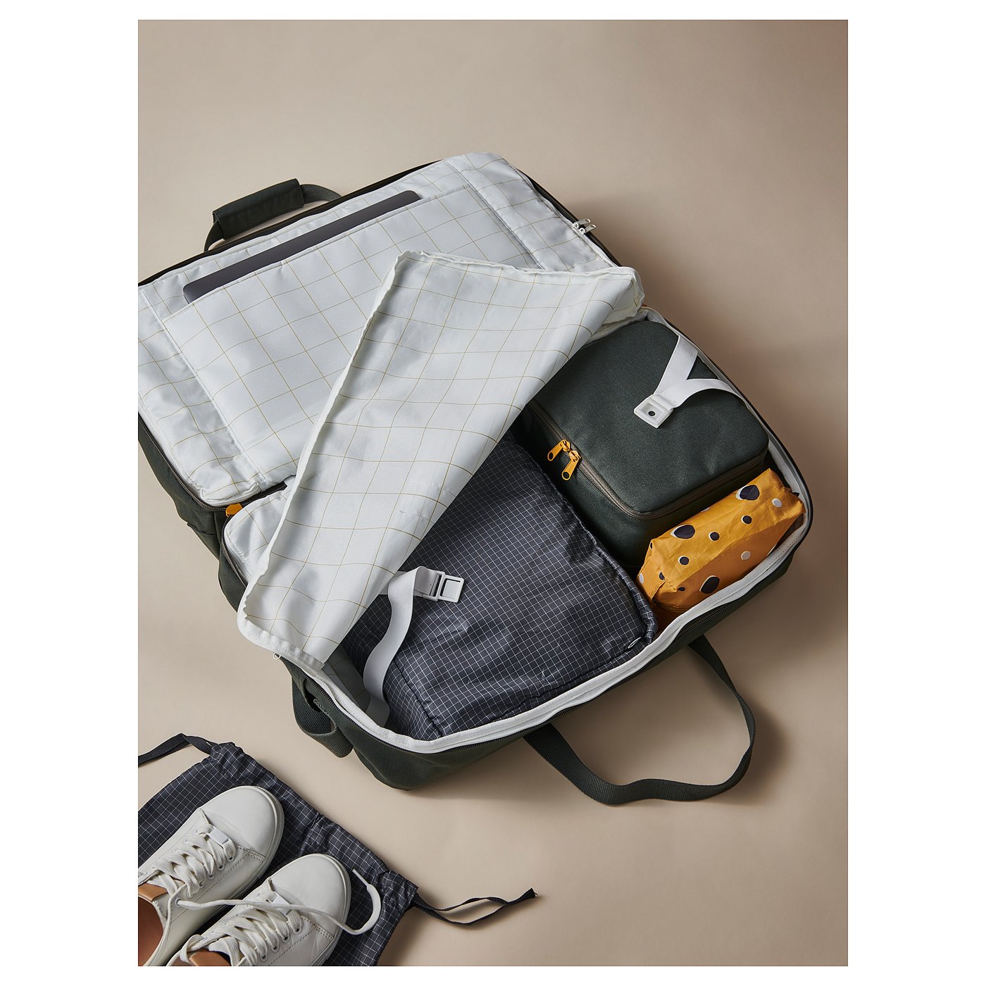 DRÖMSÄCK Toiletry bag olivegreen IKEA