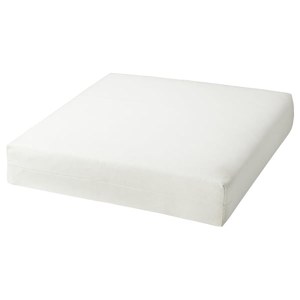 DUVHOLMEN Inner cushion for seat cushion, outdoor off-white, 62x62 cm
