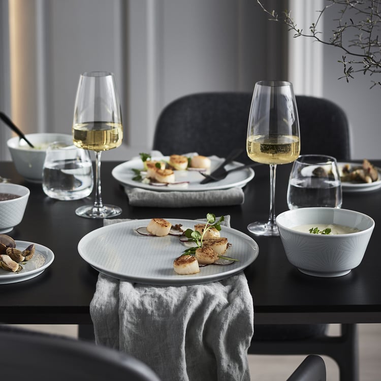 DYRGRIP white wine glass, clear glass, 42 cl IKEA