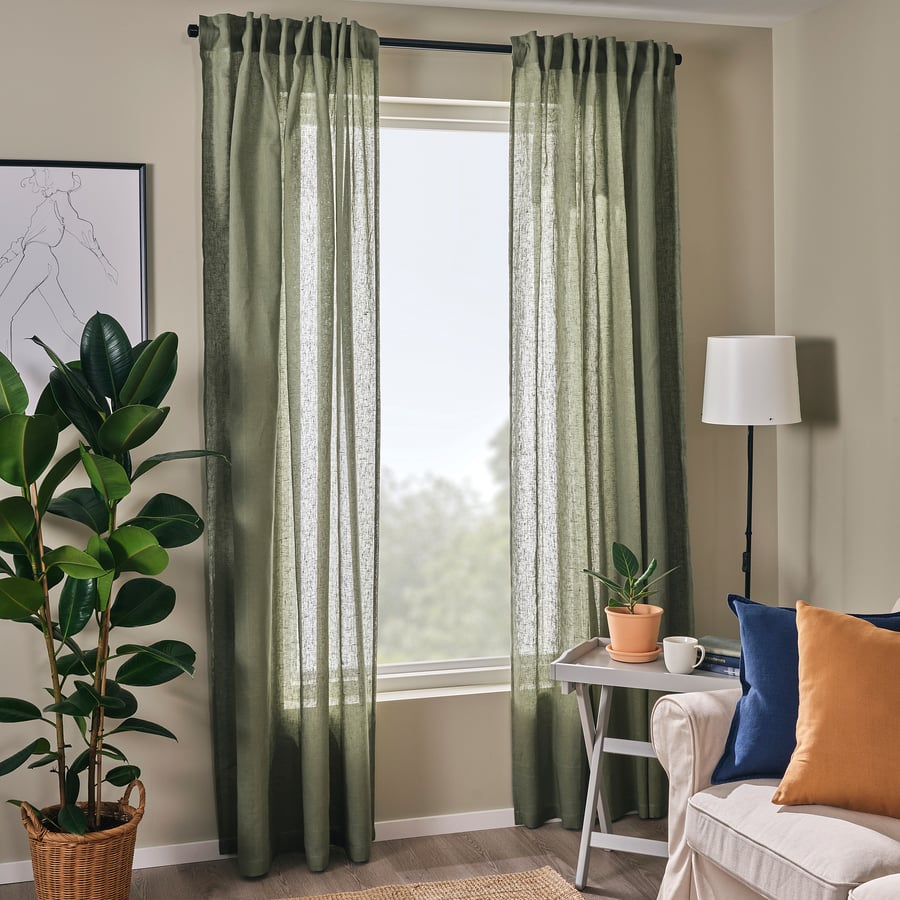 Linen Curtains. Buy Online & Instore! IKEA