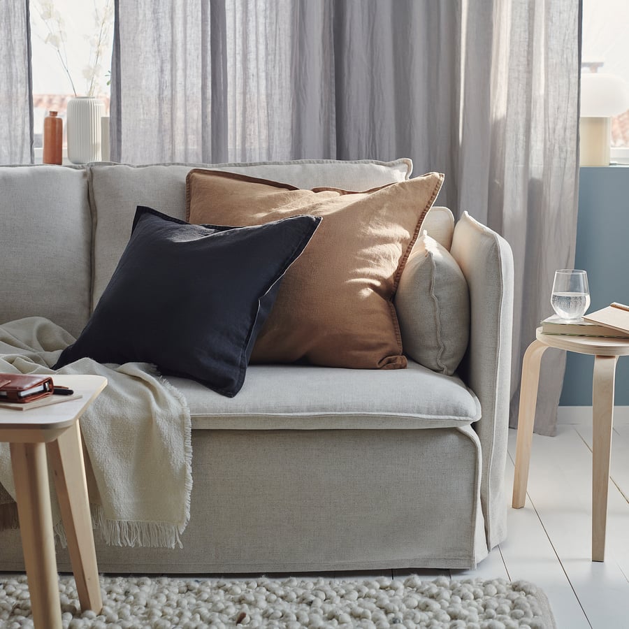 DYTÅG cushion cover, dark beige, 65x65 cm IKEA