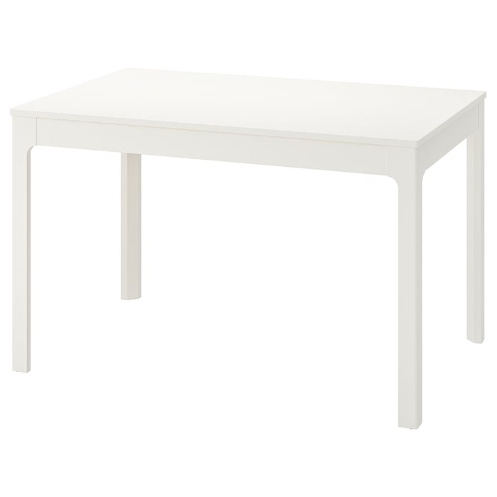 EKEDALEN extendable dining table, white, Min. length: 120 cm - IKEA UK