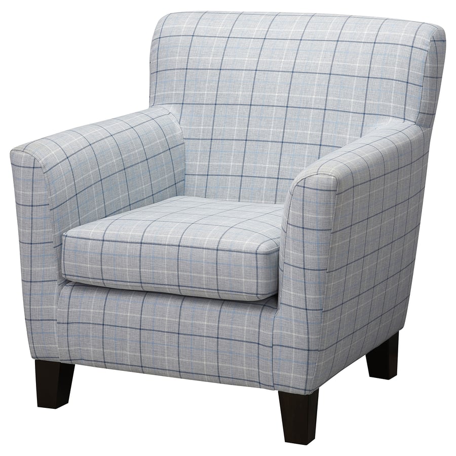 EKENÄS Armchair, stripe grey IKEA