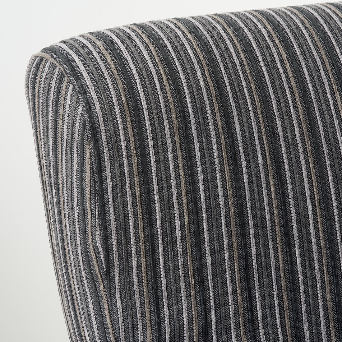 EKENÄS Armchair, stripe grey IKEA