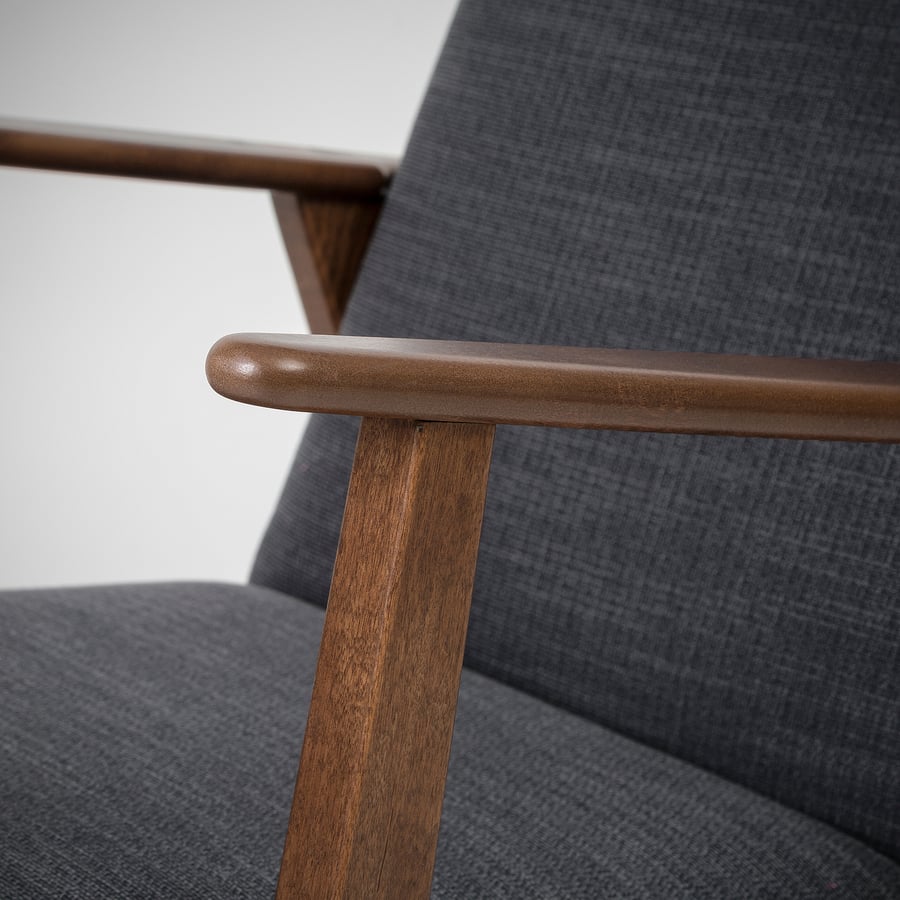 EKENÄSET Hillared anthracite, Armchair IKEA