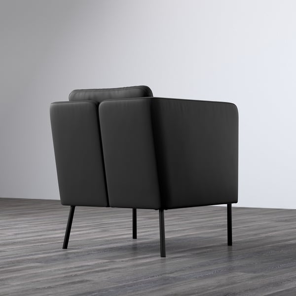 EKERÖ Kimstad black, Armchair IKEA