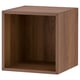 EKET Cabinet, brown walnut effect, 35x35x35 cm