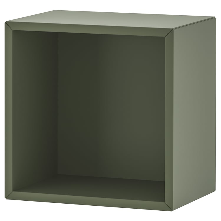 EKET cube storage unit, greygreen, 35x25x35 cm IKEA
