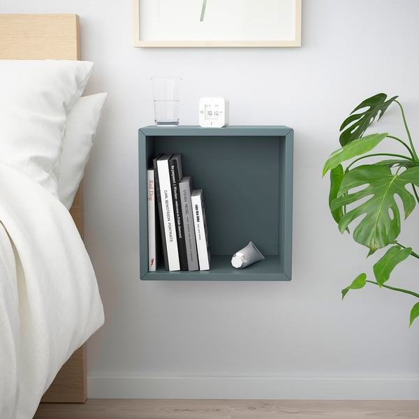 EKET Wallmounted shelving unit, greyturquoise, 35x25x35 cm IKEA